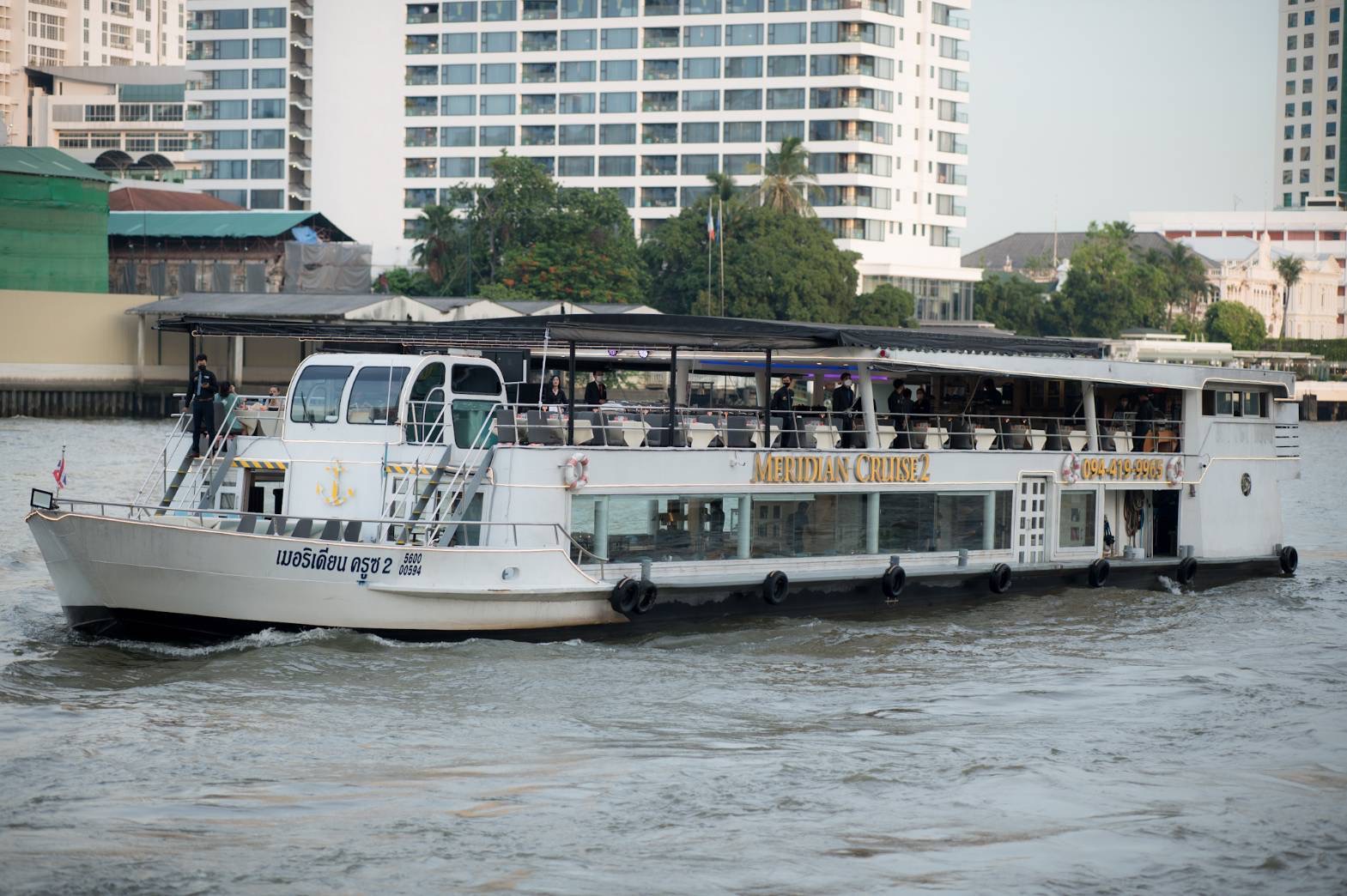 ดินเนอร์เจ้าพระยา Meridian Cruise 2 (โปรแกรม Sunset) ฟรี น้ำอัดลมไม่อั้น!