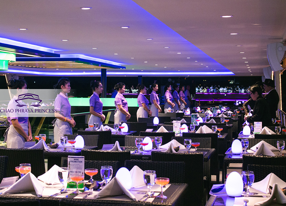 Dinner: เจ้าพระยา ChaophrayaPrincess Cruise (โปรแกรม Dinner Cruise)-ICON SIAM /ASIATIQUE Pier