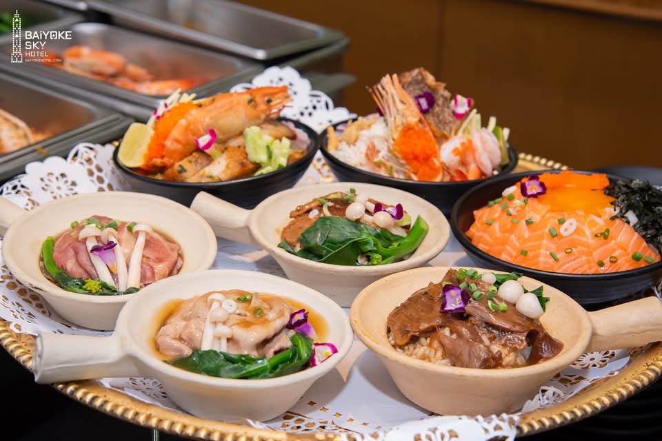 Dinner: ตึกใบหยกสกาย Stella Palace Restaurant ชั้น 79 – Premium Chinese Grill + Steak Buffet บุฟเฟ่ต์ 2 ชม.