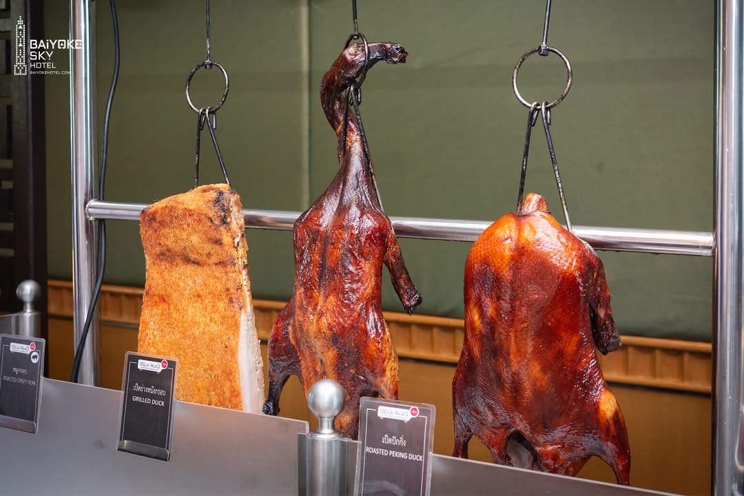 Dinner: ตึกใบหยกสกาย Stella Palace Restaurant ชั้น 79 – Premium Chinese Grill + Steak Buffet บุฟเฟ่ต์ 2 ชม.