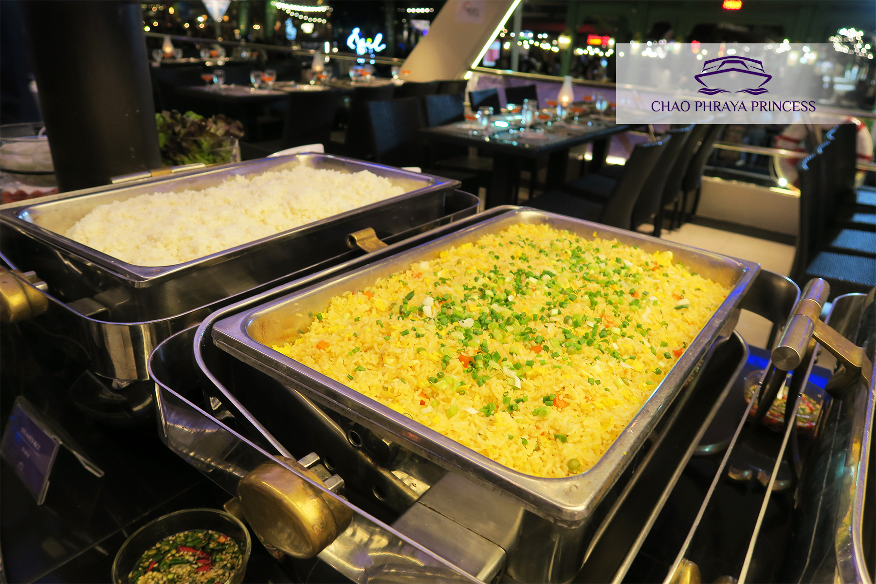 Dinner: เจ้าพระยา ChaophrayaPrincess Cruise (โปรแกรม Dinner Cruise)-ICON SIAM /ASIATIQUE Pier