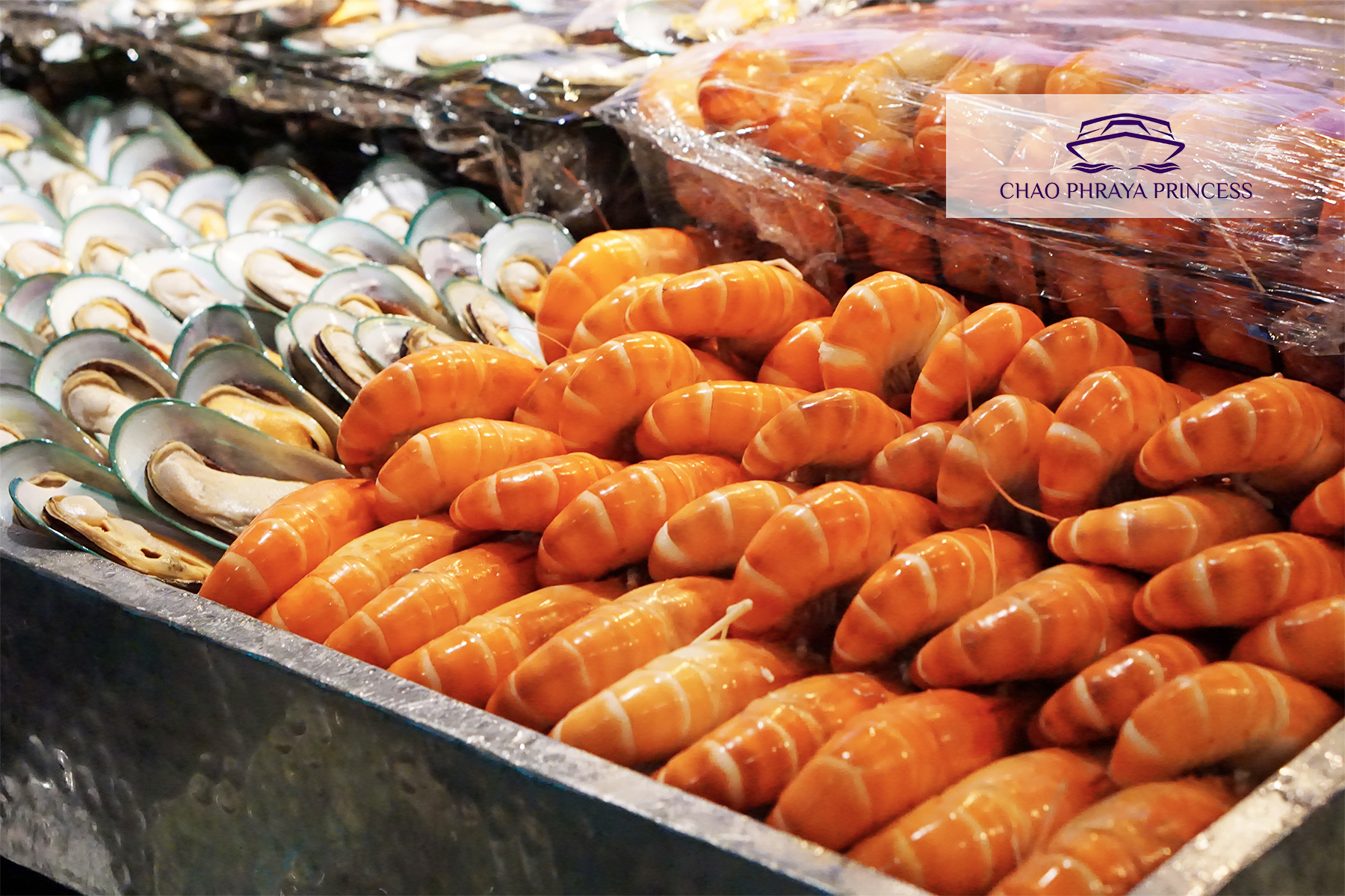 Dinner: เจ้าพระยา ChaophrayaPrincess Cruise (โปรแกรม Dinner Cruise)-ICON SIAM /ASIATIQUE Pier