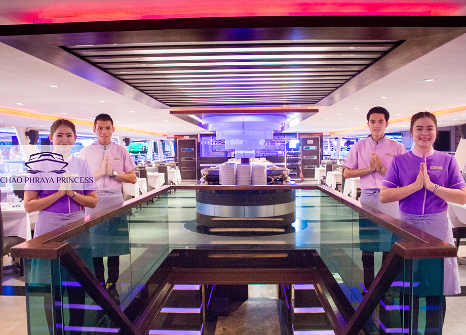 Dinner: เจ้าพระยา ChaophrayaPrincess Cruise (โปรแกรม Dinner Cruise)-ICON SIAM /ASIATIQUE Pier