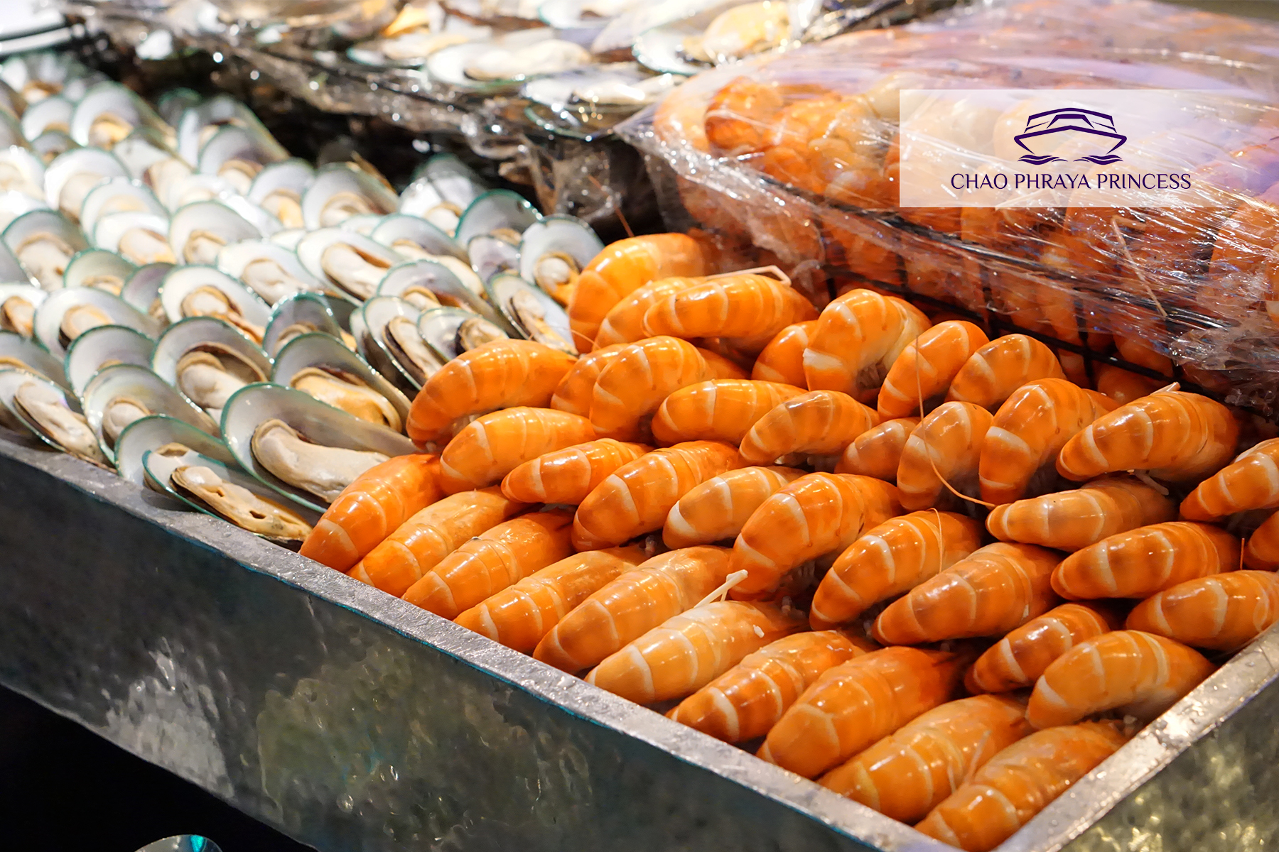 Dinner: เจ้าพระยา ChaophrayaPrincess Cruise (โปรแกรม Dinner Cruise)-ICON SIAM /ASIATIQUE Pier