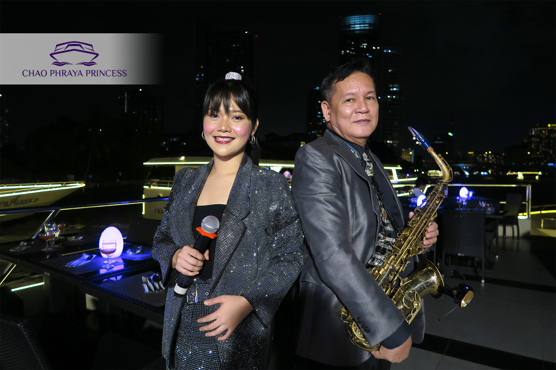 Dinner: เจ้าพระยา ChaophrayaPrincess Cruise (โปรแกรม Dinner Cruise)-ICON SIAM /ASIATIQUE Pier