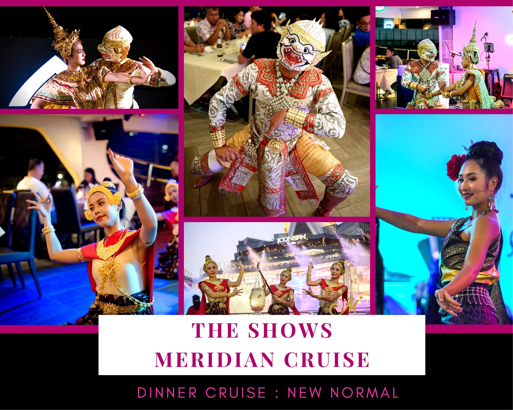 Dinner: วันปีใหม่ Meridian Cruise I (โปรแกรม Celebrate New Year Eve 2026 Dinner Cruise) วันพุธ ที่ 31 ธันวาคม 2568