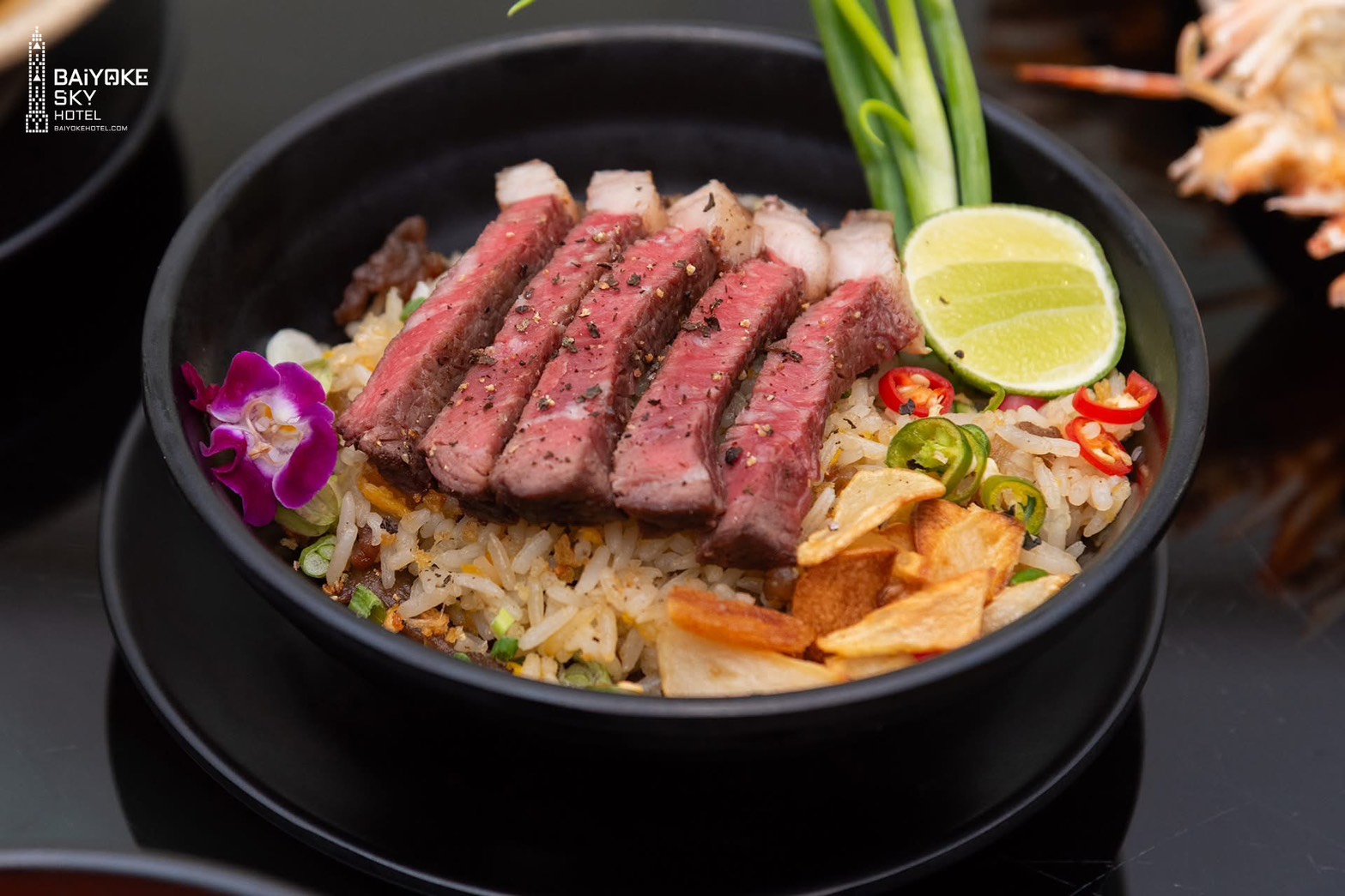 Dinner: ตึกใบหยกสกาย Stella Palace Restaurant ชั้น 79 – Premium Chinese Grill + Steak Buffet บุฟเฟ่ต์ 2 ชม.