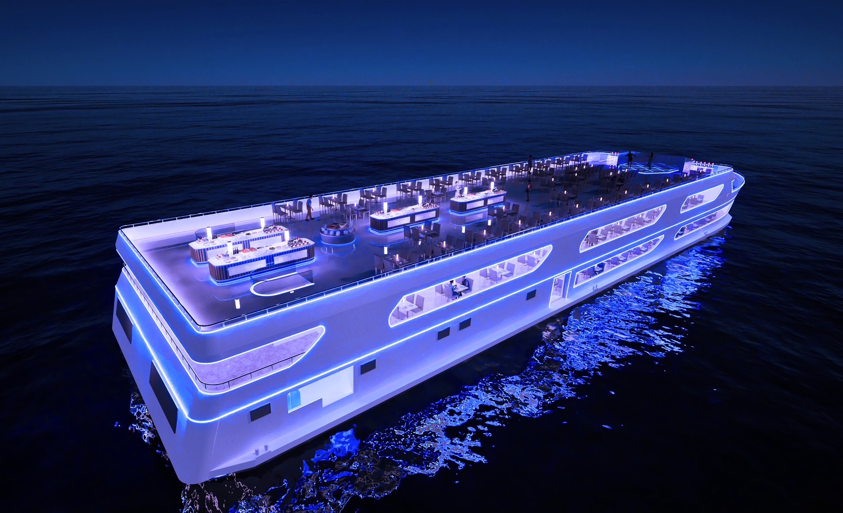 Dinner: วันปีใหม่ เคานท์ดาวน์!! THE LUXURY WHITE (โปรแกรม Celebrate New Year Eve 2026 Dinner Cruise) วันพุธ ที่ 31 ธันวาคม 2568