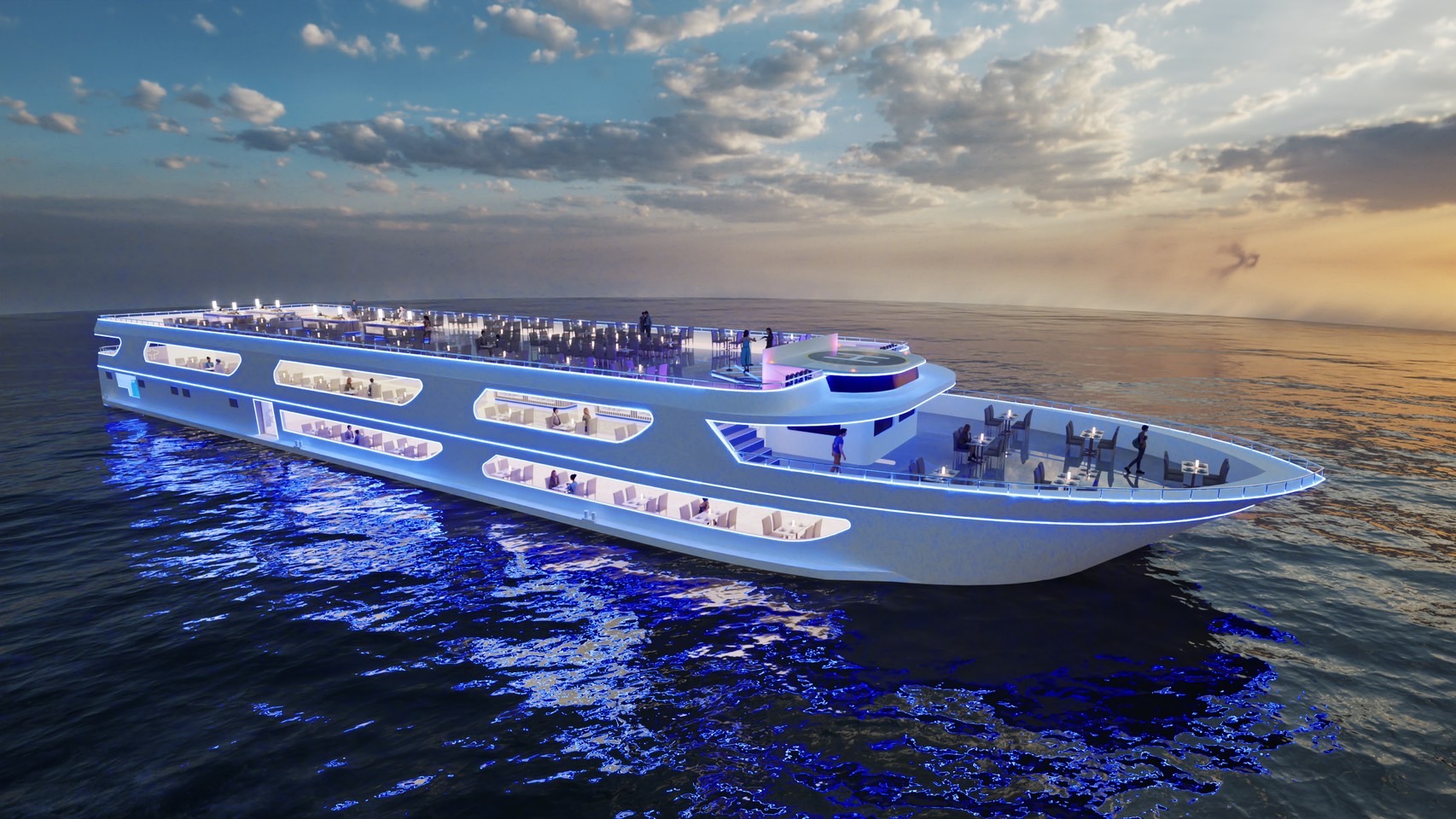 Dinner: วันปีใหม่ เคานท์ดาวน์!! THE LUXURY WHITE (โปรแกรม Celebrate New Year Eve 2026 Dinner Cruise) วันพุธ ที่ 31 ธันวาคม 2568