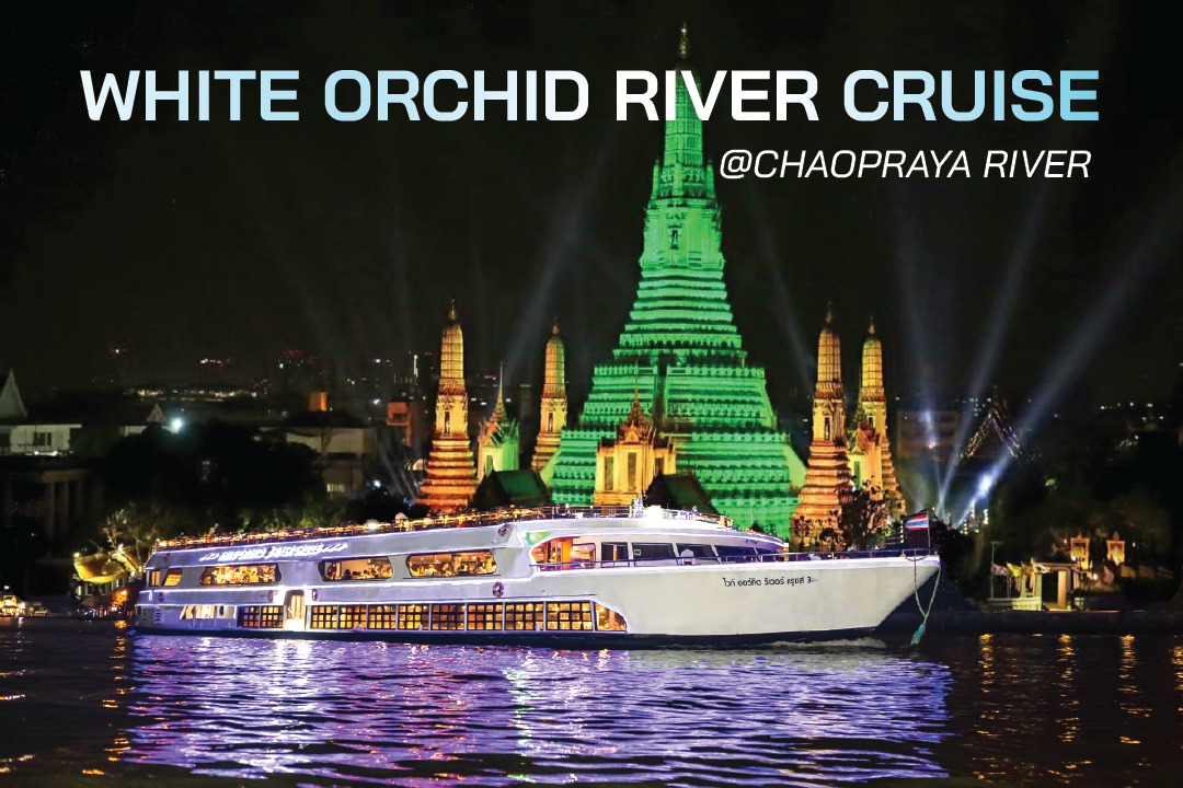 Dinner: วันวาเลนไทน์!! WHITE Orchid (โปรแกรม Valentines 2026 Dinner Cruise) วันเสาร์ ที่ 14 กุมภาพันธ์ 2569