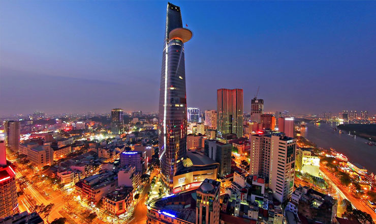 บัตรเข้าจุดชมวิวเมืองไซ่ง่อน (Saigon Skydeck) ในอาคารไบเทกซ์โกไฟแนนเชียลทาวเวอร์ (Bitexco Financial Tower)